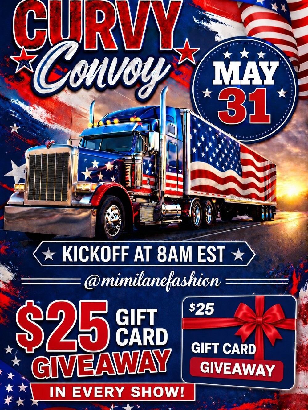 May Curvy Convoy Kick Off At 8am Est May 31. - Picture 1 of 4